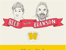 Tablet Screenshot of beerwithbranson.com
